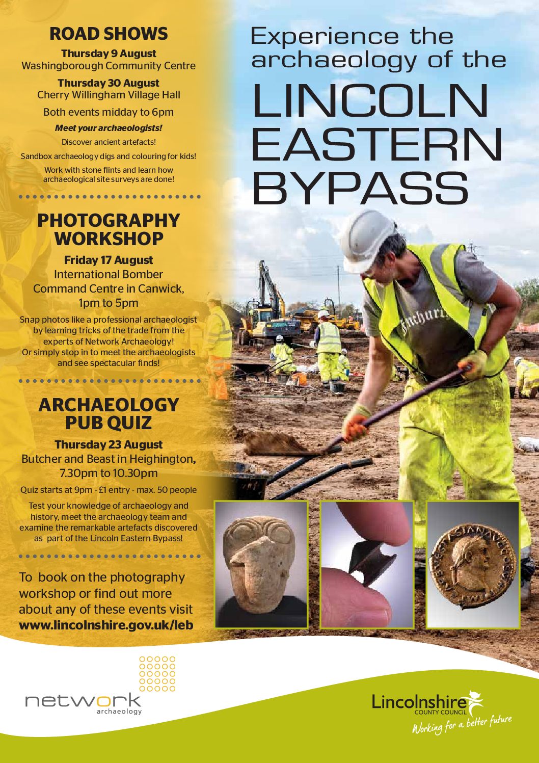 Lincoln Eastern Bypass Archaeology goes on tour!