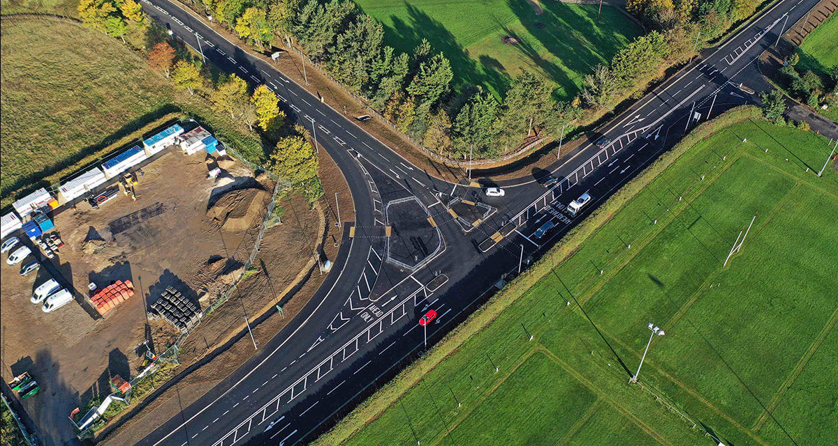 Sleaford Rugby Club junction improvements come to a successful end