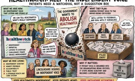 Healthwatch must stay independent, patients need a watchdog, not a suggestion box